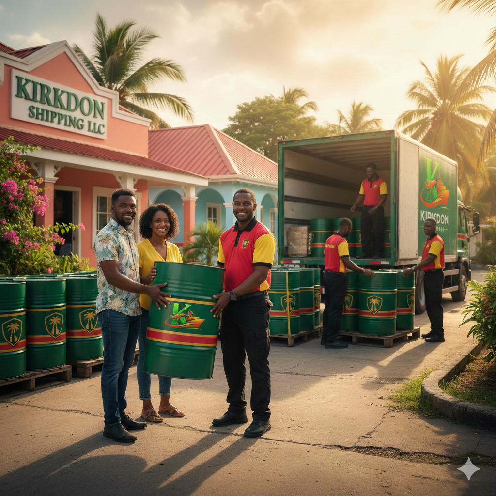 Barrel shipping to Jamaica